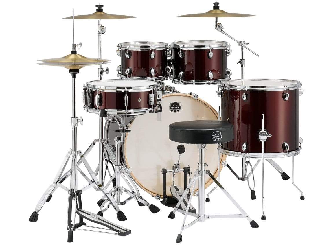 Mapex Special Edition Storm 5 Piece Drum Kit Dark Red