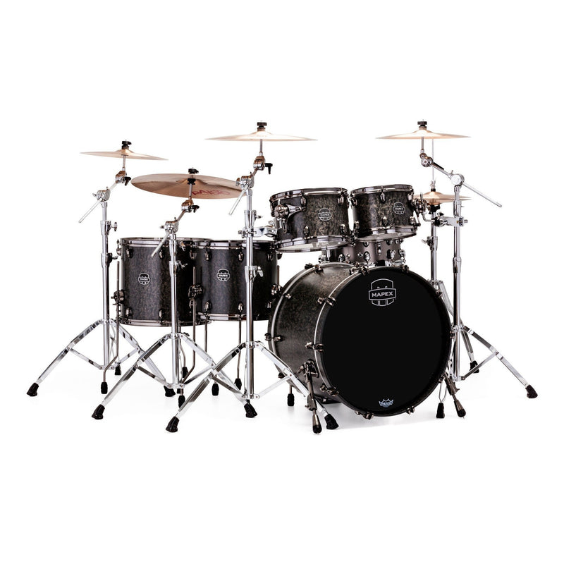 Mapex SV628XB Saturn V MH Exotic Studioease 5 Piece Shell Pack Soniclear Bearing Edge | w/o Snare KFB