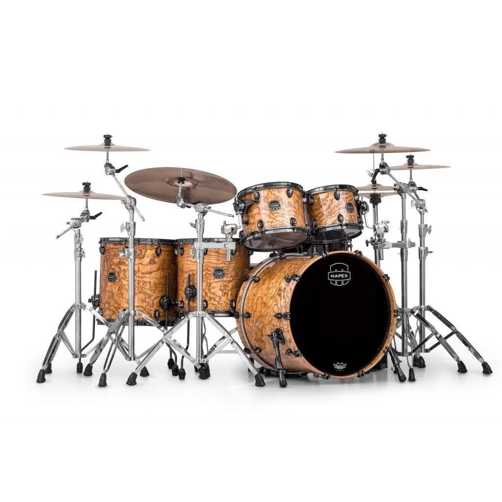 Mapex SV628XBSNL Saturn V Mh Studioease 5 Piece Shell Pack Soniclear Bearing Edge | w/o Snare SNL