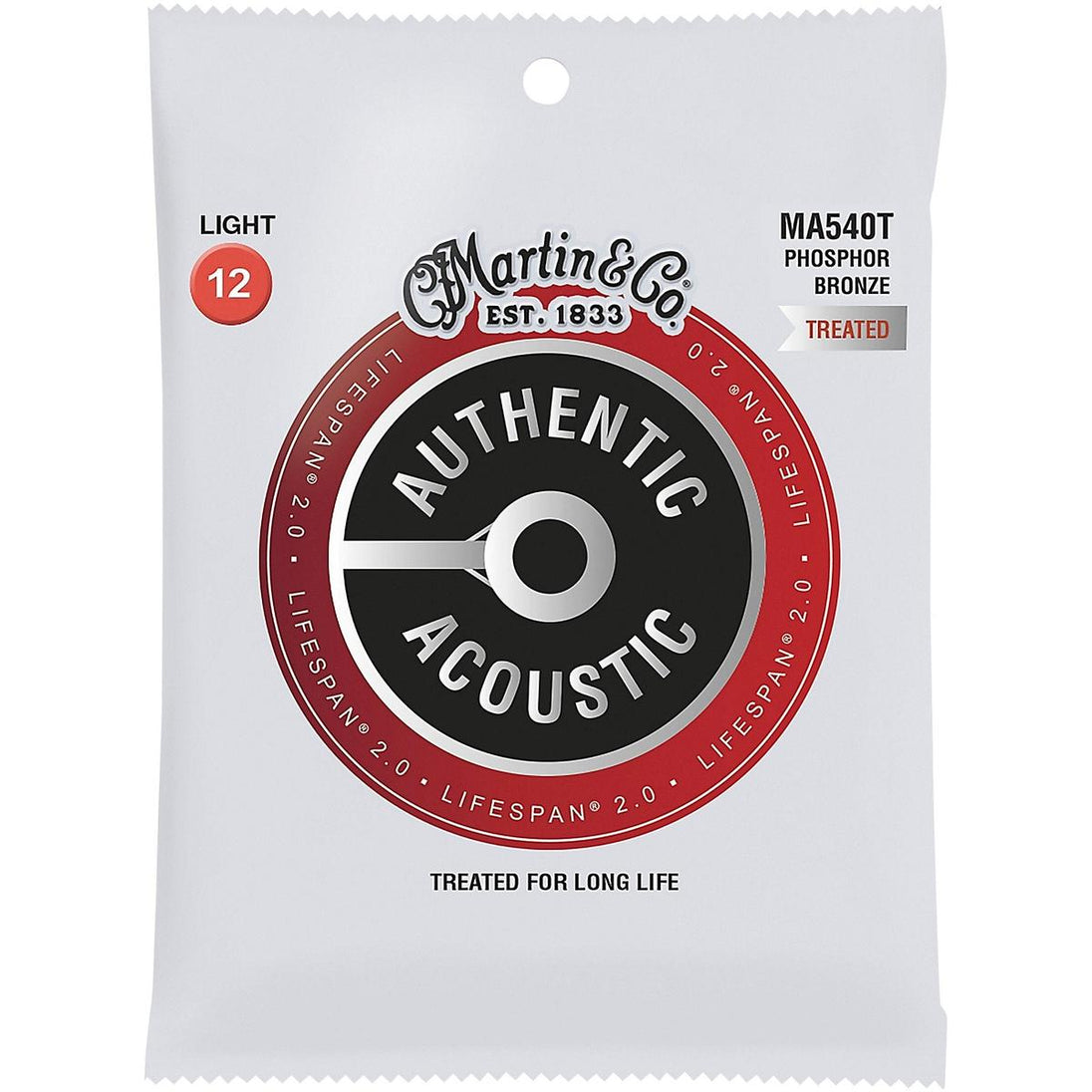 Martin Lifespan Phosphor Bronze Acousitc Guitar Strings | Light