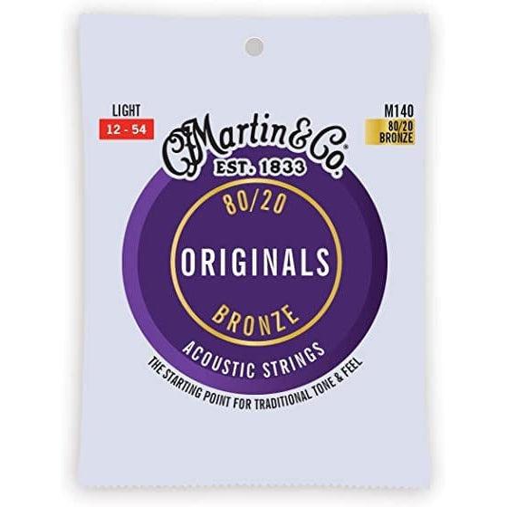 Martin "Originals" 80/20 Light 12-54 Acoustic Strings