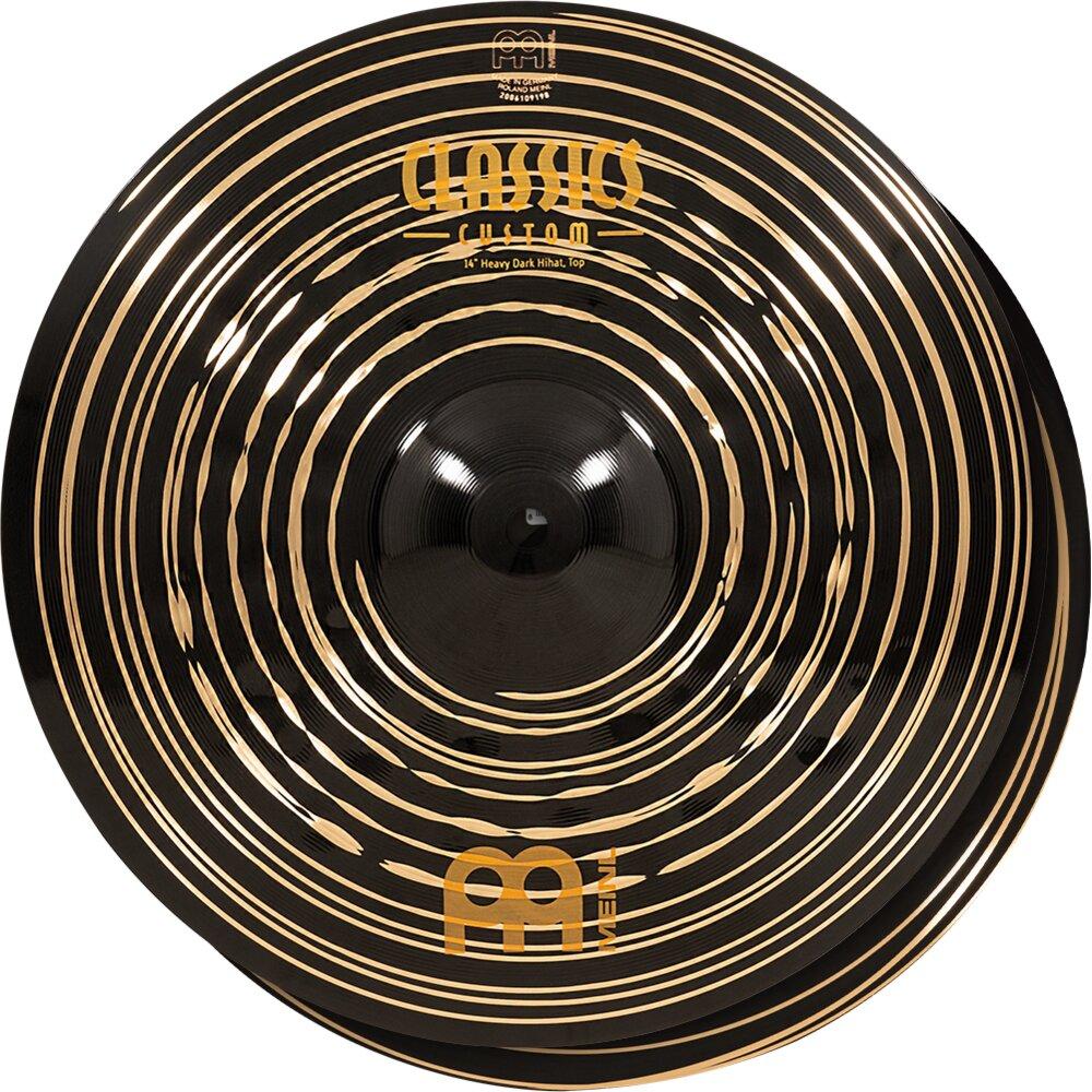 Meinl Classics Custom Dark Heavy HiHat Cymbals | 14"