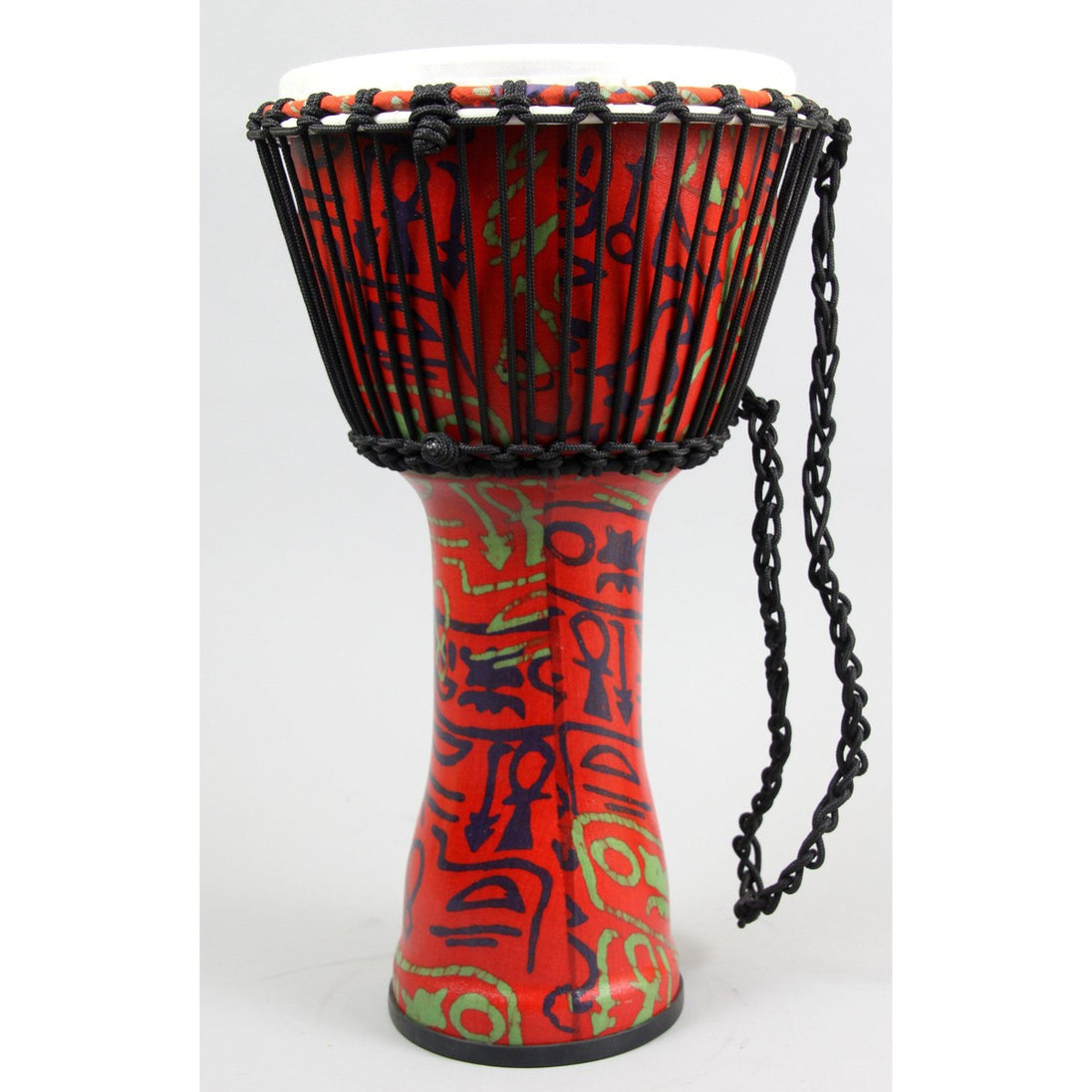 Meinl Rope Tuned Travel Series Djembe | Pharoah's Script