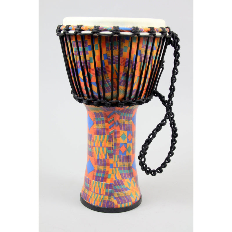 Meinl Rope Tuned Travel Series Djembe With Goat Skin Head | Kenyan Quilt