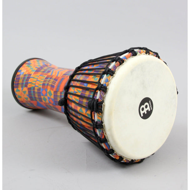 Meinl Rope Tuned Travel Series Djembe With Goat Skin Head | Kenyan Quilt