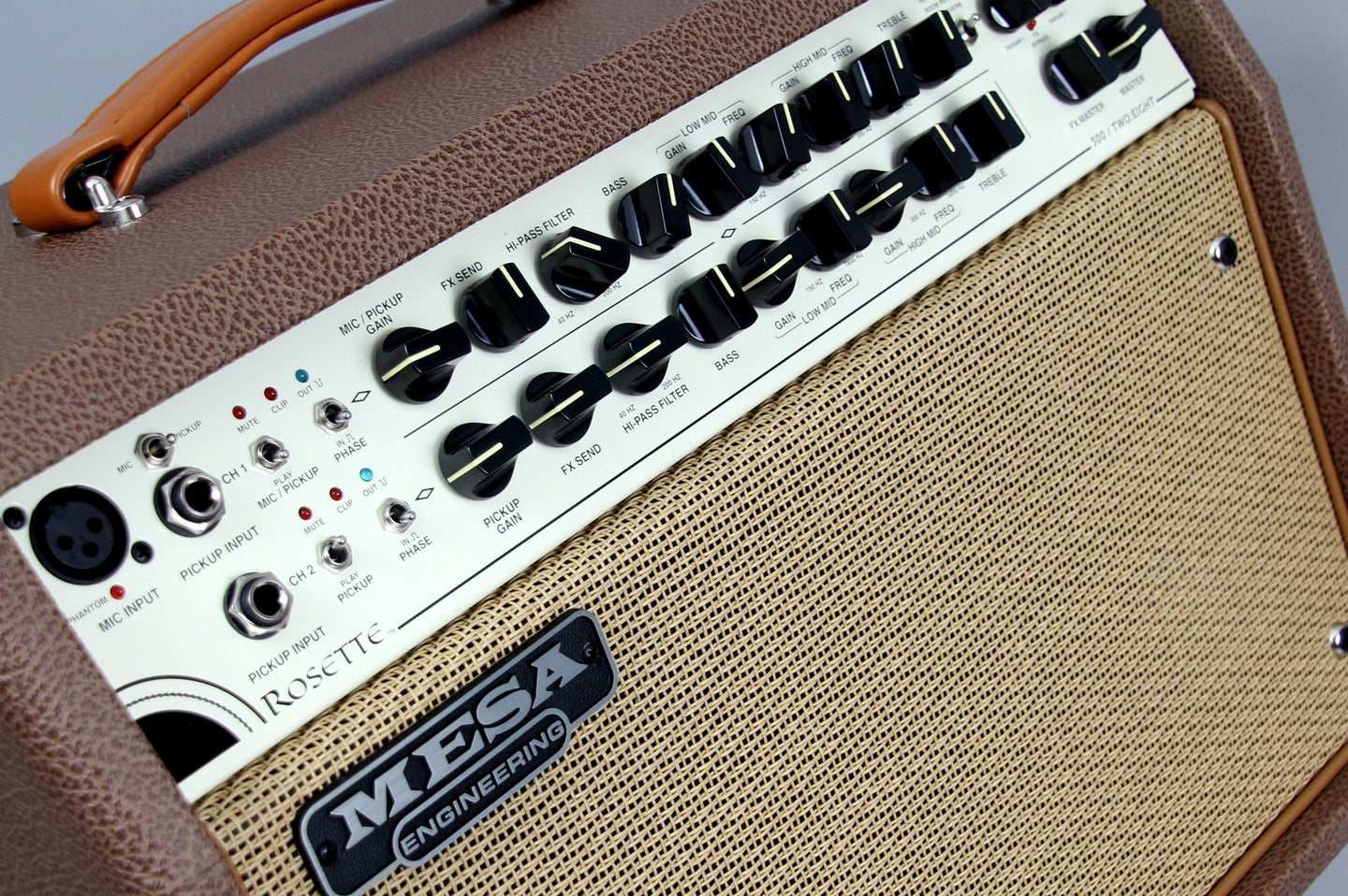 Mesa Boogie Rosette 300 Two:Eight Acoustic Combo Amp | Custom Cocoa Bronco/Tan