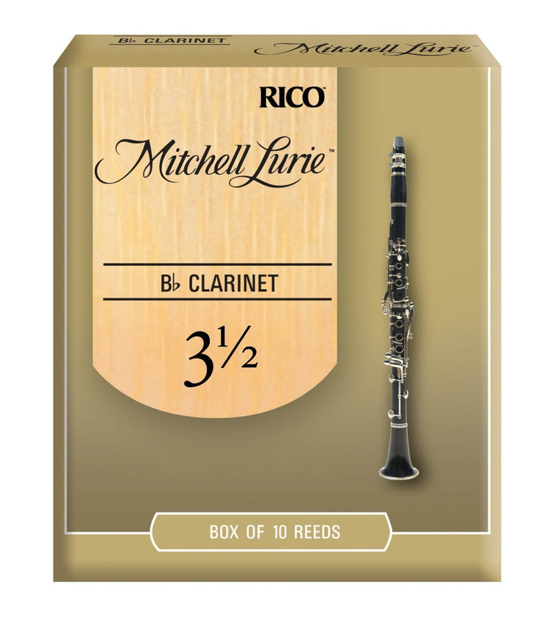 Mitchell Lurie Bb Clarinet Reeds, Strength 3.5, 10 Pack