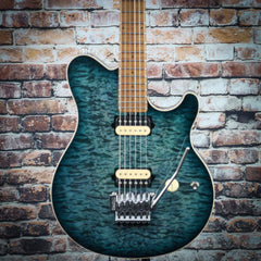 Music Man Axis Super Sport Yucatan Blue Quilt