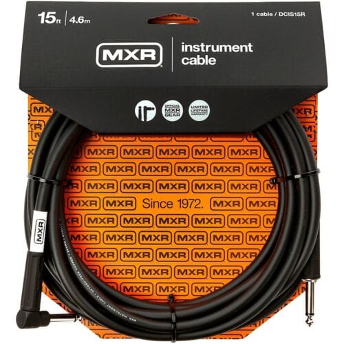 MXR 15' Instrument Cable Right Angle