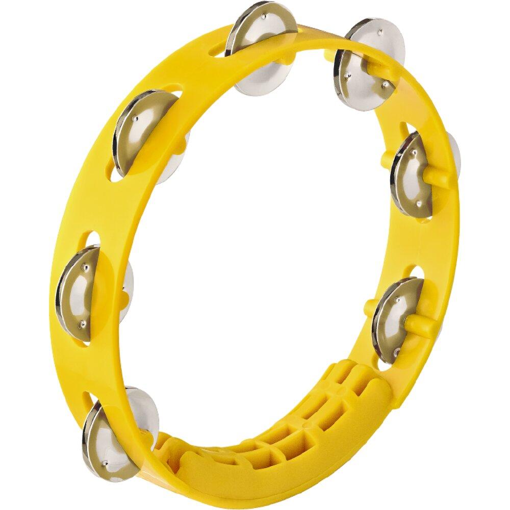Nnio Percussion Compact ABS Tambourine | Yellow