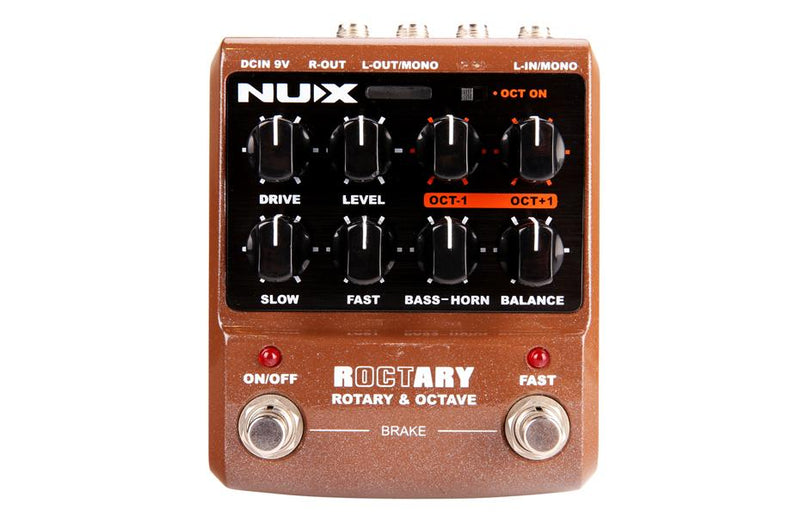 Nux Roctary Rotary & Poly-Octave Effects Pedal
