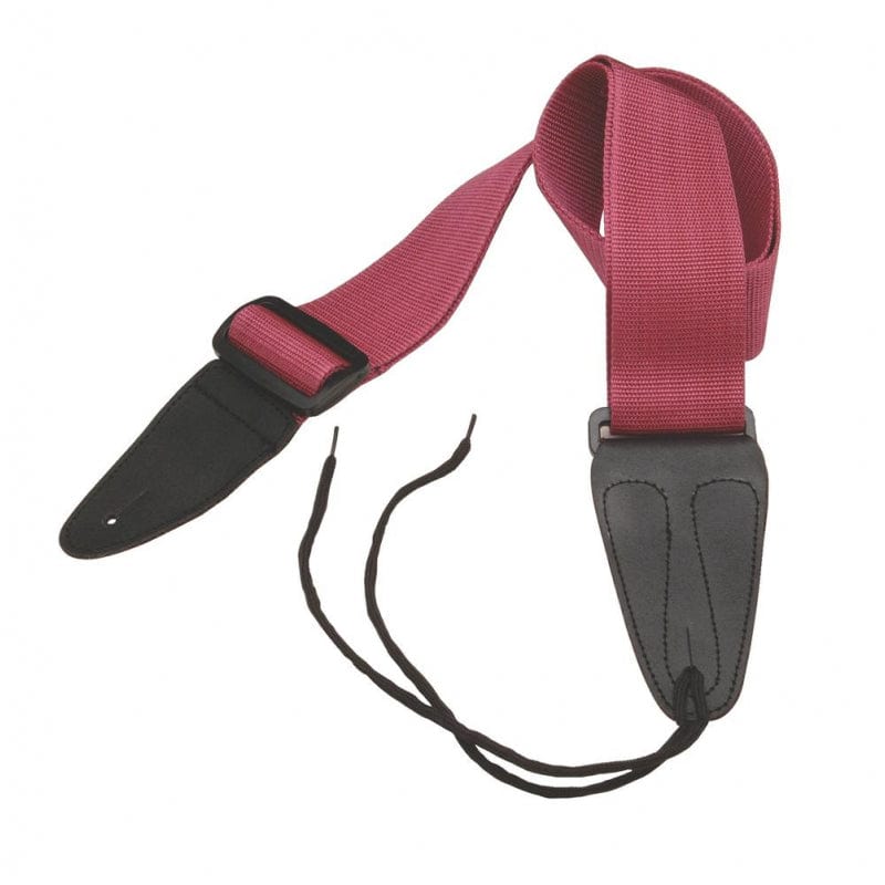 On-Stage Guitar Strap with Leather Ends | GSA10BU