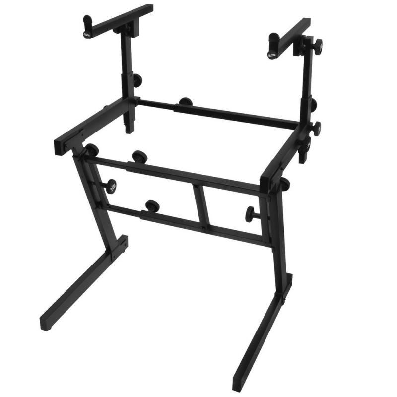 On Stage KS7365EJ Folding-Z Keyboard Stand w/ 2nd Tier