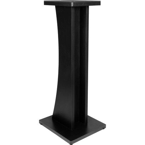 Pair of Frameworks Elite Series Floor-Standing Studio Monitor Speaker Stands in Black Finish