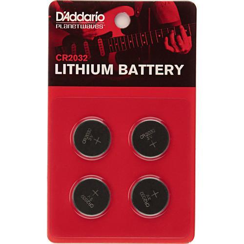 Planet Waves CR2032 Lithium Batteries | 4 Pack