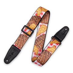 Polyester Guitar Strap Chicken and Waffles