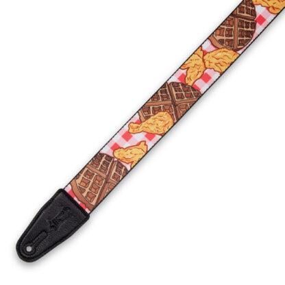 Polyester Guitar Strap Chicken and Waffles