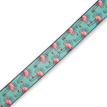 Polyester Guitar Strap Flamingos