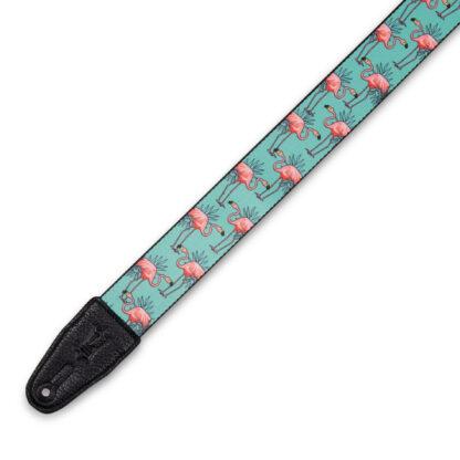 Polyester Guitar Strap Flamingos