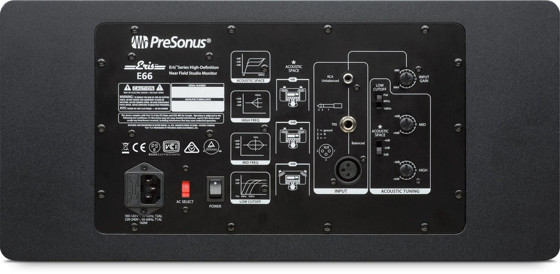 PreSonus Eris E66 MTM 2-Way Active Studio Monitor