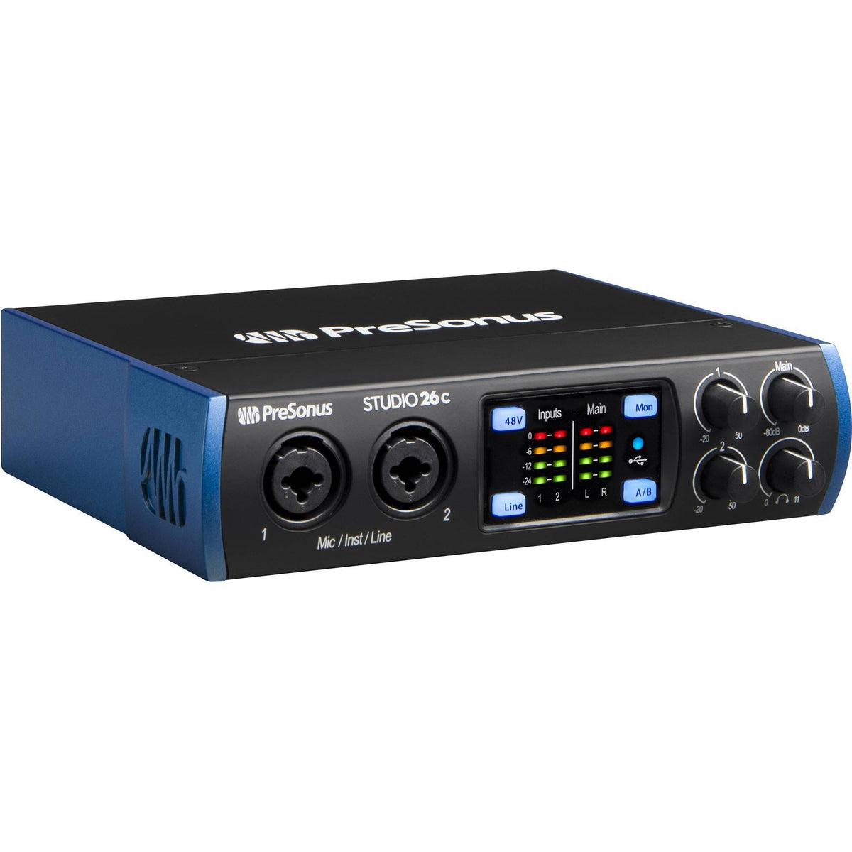 PreSonus Studio 26c Audio Recording Interface – Yandas Music