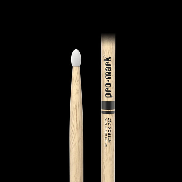 Promark Classic Attack 727 Drumstick | Lacquered Shira Kashi Oak