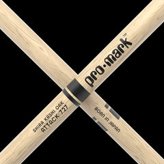 Promark Classic Attack 727 Drumstick | Lacquered Shira Kashi Oak