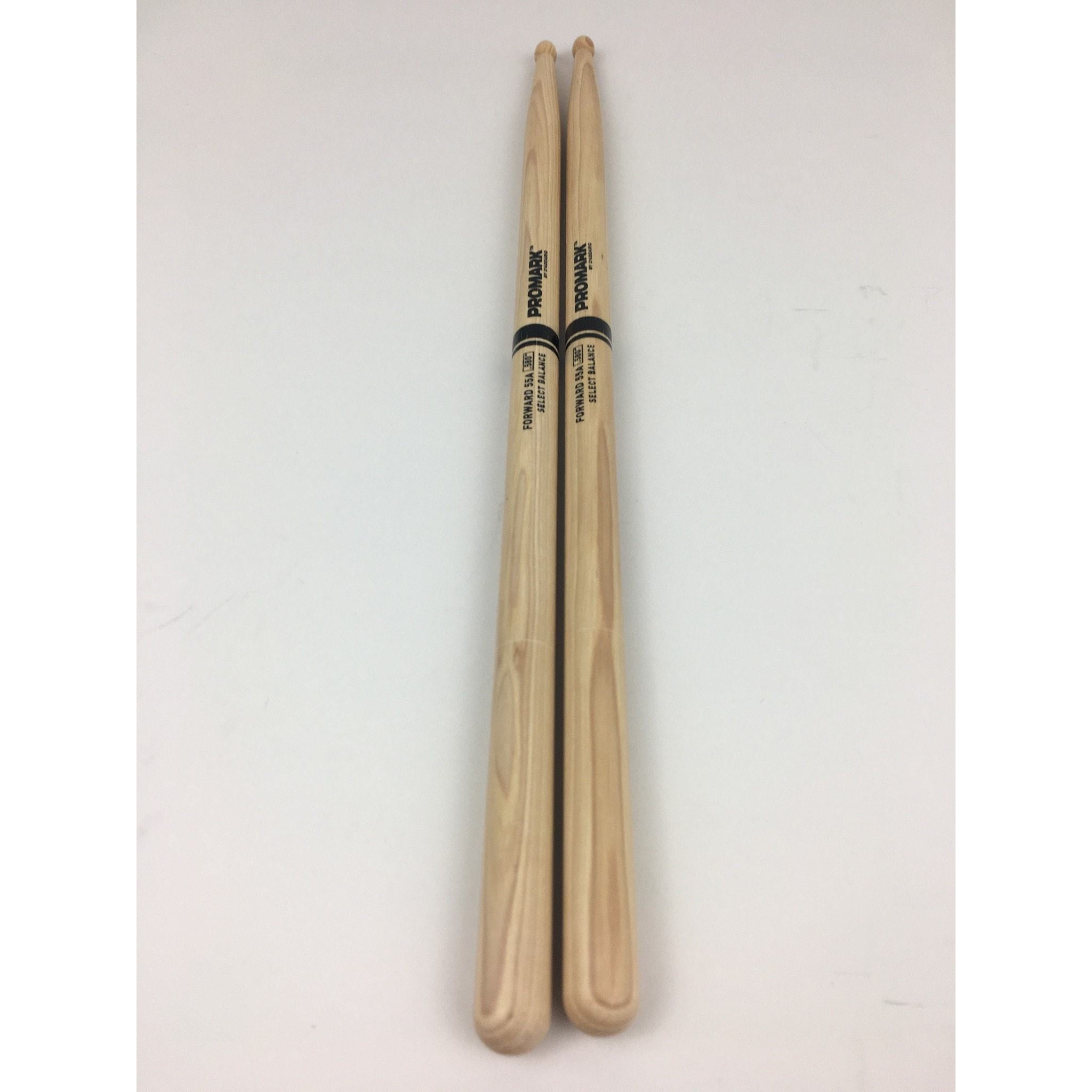Promark Forward Balance Hickory Drum Sticks | Tear Drop Tip 5A - .565