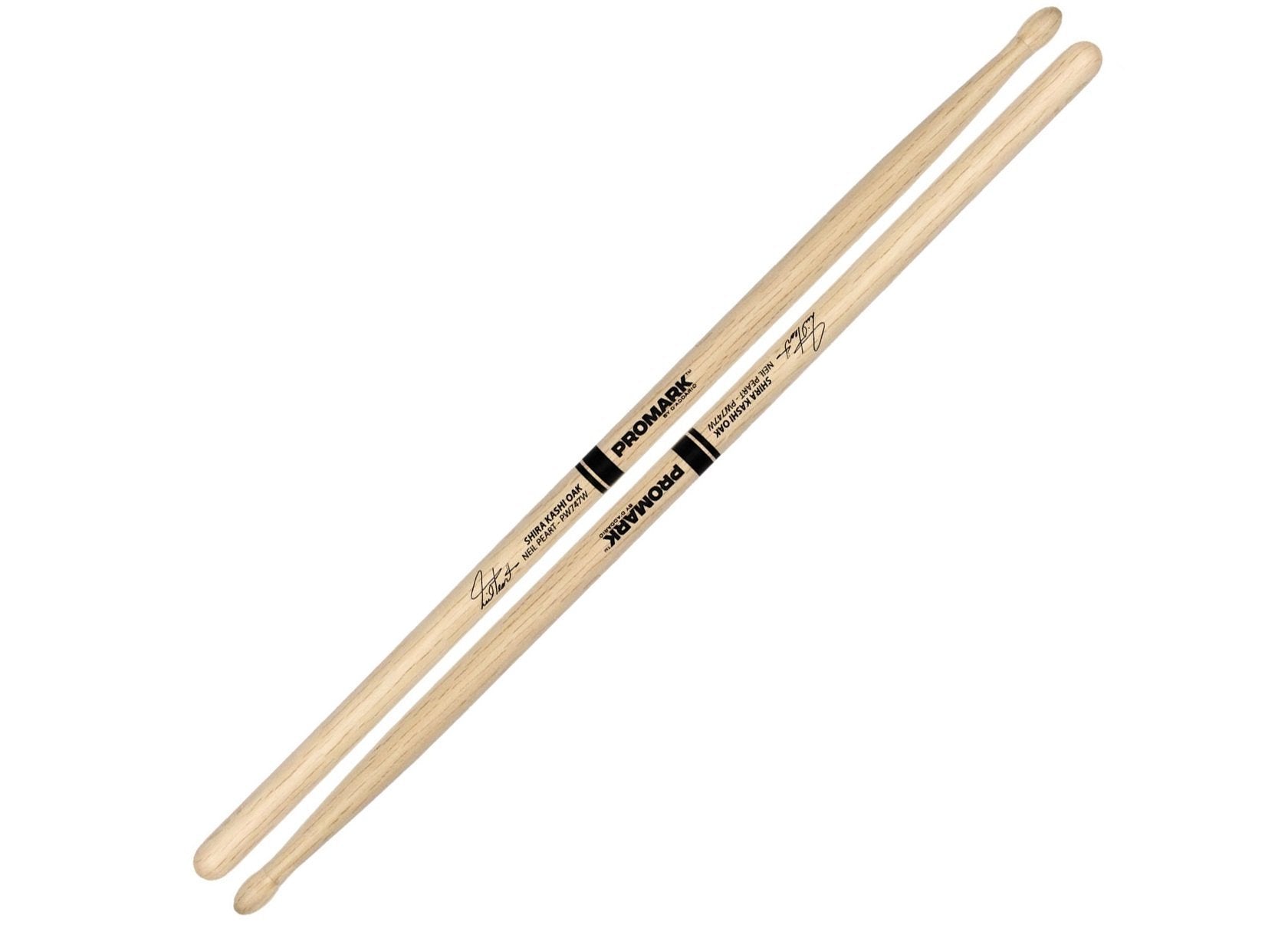 Promark PW747W Shira Kashi Oak Drumsticks | Neil Peart Signature
