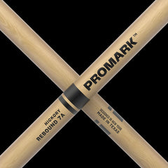 Promark RBH535AW | Rebound 7A Drumstick | Lacquered Hickory