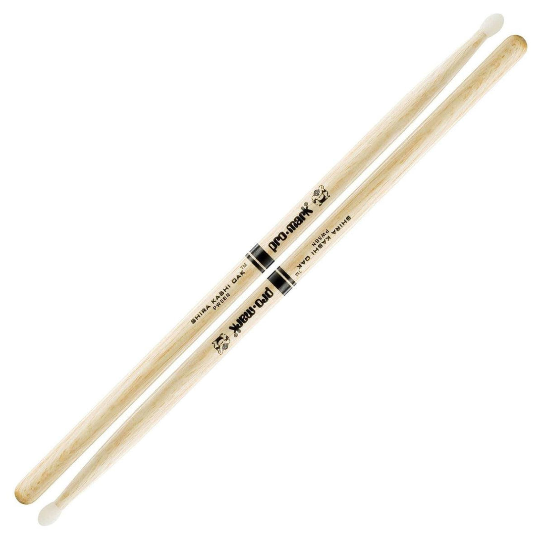 ProMark Shira Kashi Oak Nylon Tip Drumsticks 2B