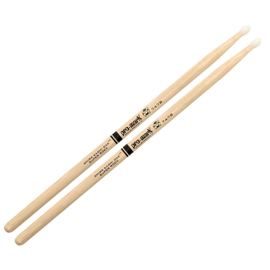 ProMark Shira Kashi Oak Nylon Tip Drumsticks 747B