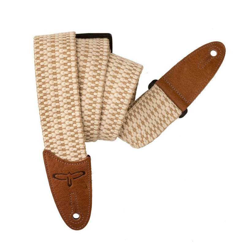 PRS Cotton Woven Strap | White/Brown