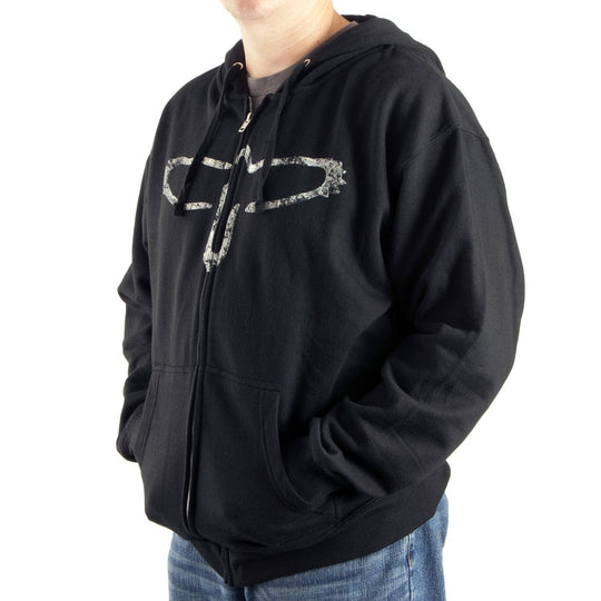 PRS Full-Zip Hoodie, Bird Silhouette, Black | 2X-Large