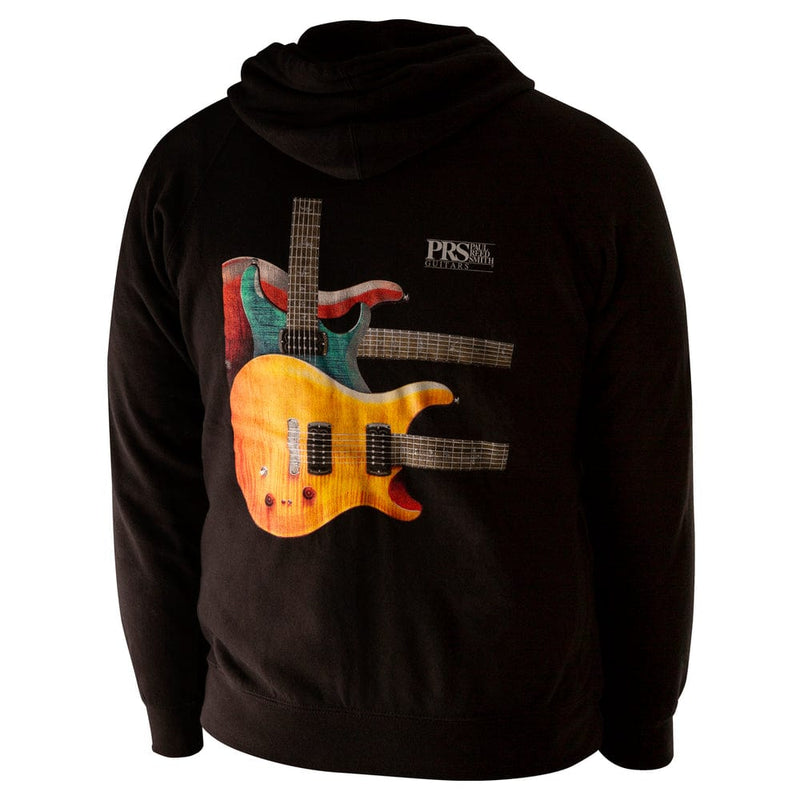PRS Full-Zip Hoodie, Paul's Guitar Throwback, Black | Medium