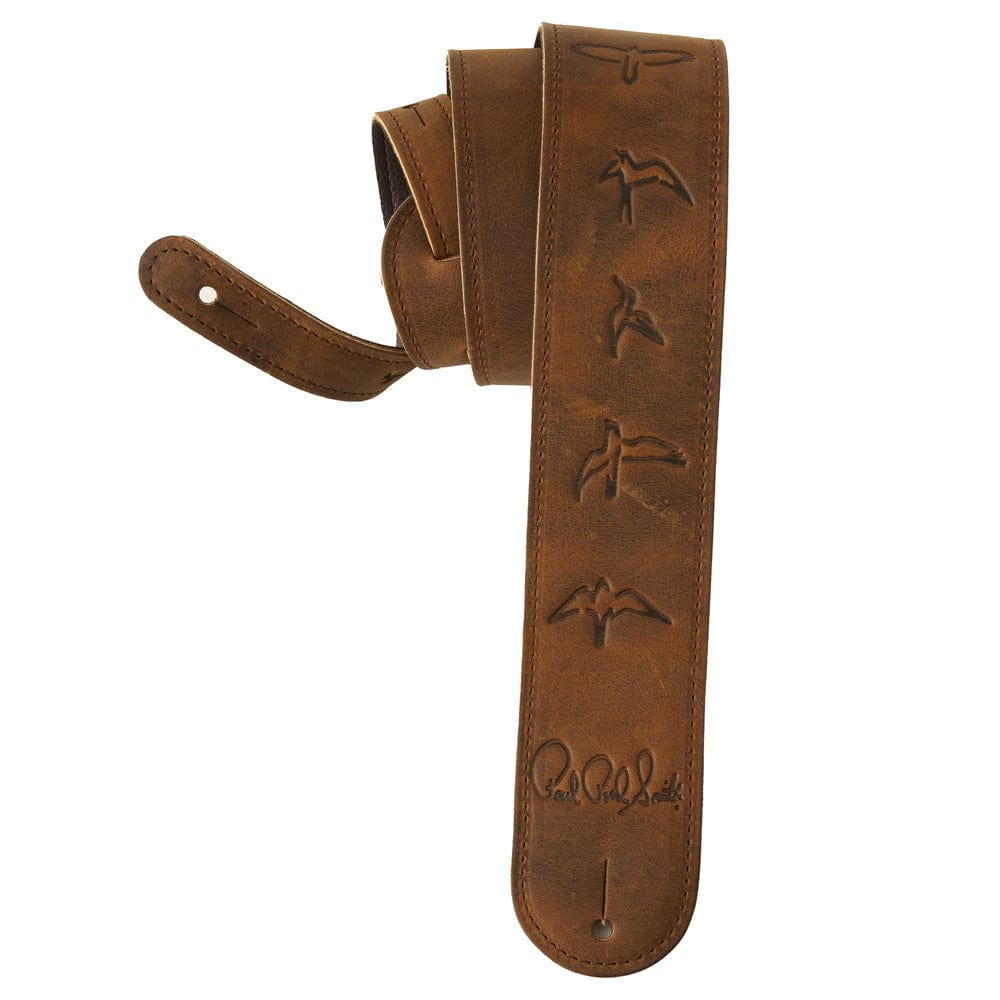 PRS Leather Birds Strap | Distressed Brown