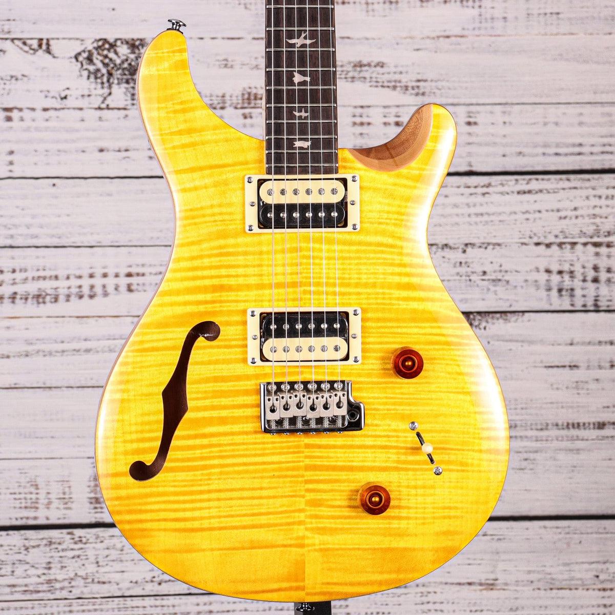 PRS SE Custom 22 Semi-Hollow | Santana Yellow
