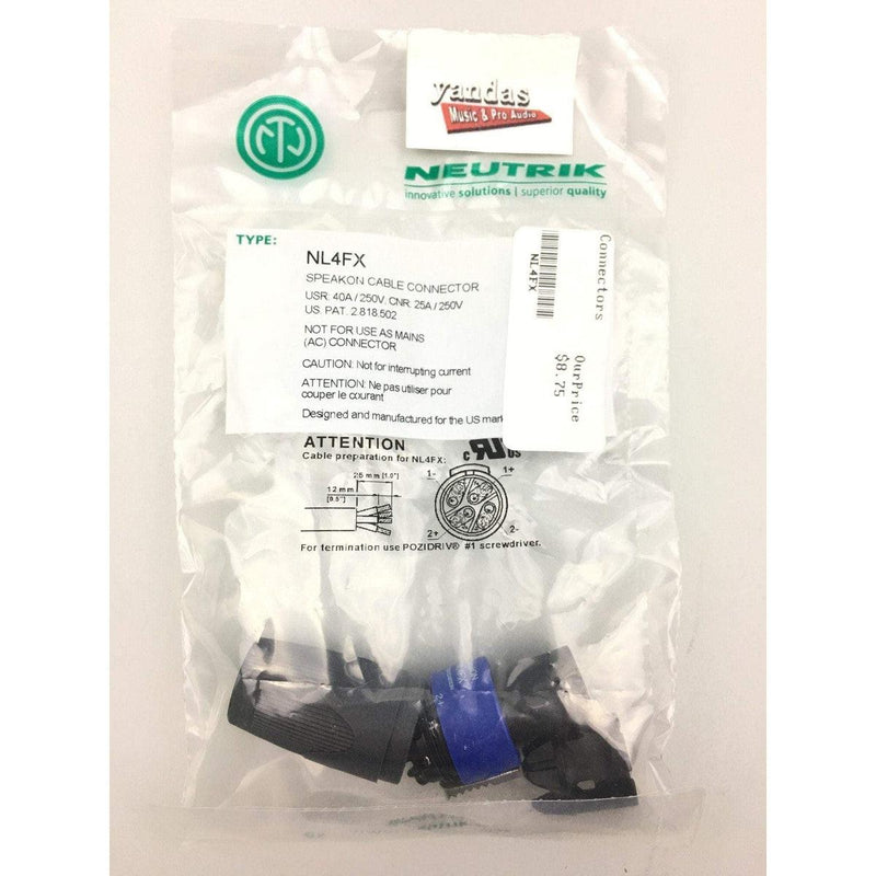 Rapco NL4FX | Speakon Male Replacement End