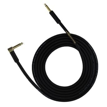 Rapco RoadHog Straight to Right Angle 20' Instrument Cable | HOG-20BR