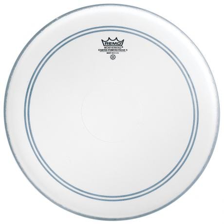 REMO 14" POWERSTROKE P3 COATED DRUM HEAD WITH CLEAR DOT