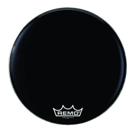 Remo PM-2426-MP Bass, Powermax 2, Ebony, 26"