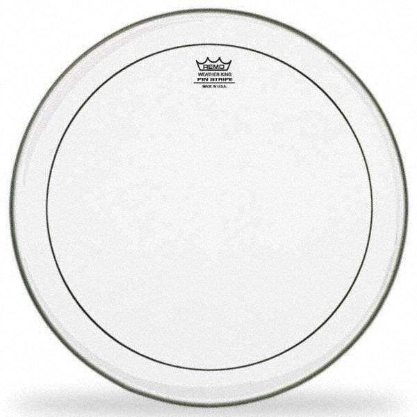 Remo PS-0306-MP Pinstripe Clear Crimplock Tenor Head 6"
