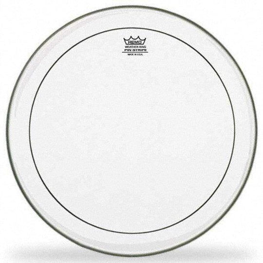 Remo PS-0306-MP Pinstripe Clear Crimplock Tenor Head 6"