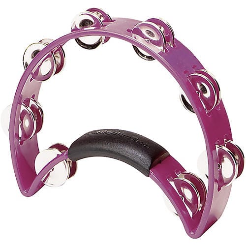 RHYTHM TECH PURPLE STEEL JINGLE TAMBOURINE