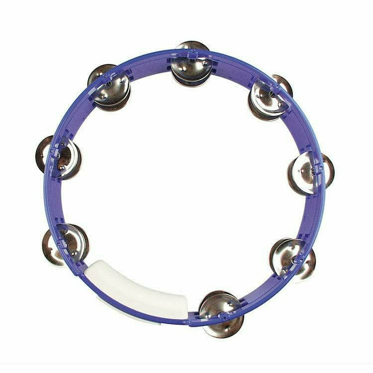 Rhythm Tech TC4040 True Colors Tambourine Blue 10 Inch