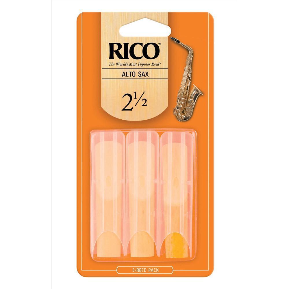 Rico Alto Saxophone Reeds 2.5 3-Pack | RJA0325