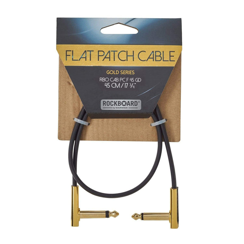 RockBoard Flat Patch Cable Gold Series | 45 cm