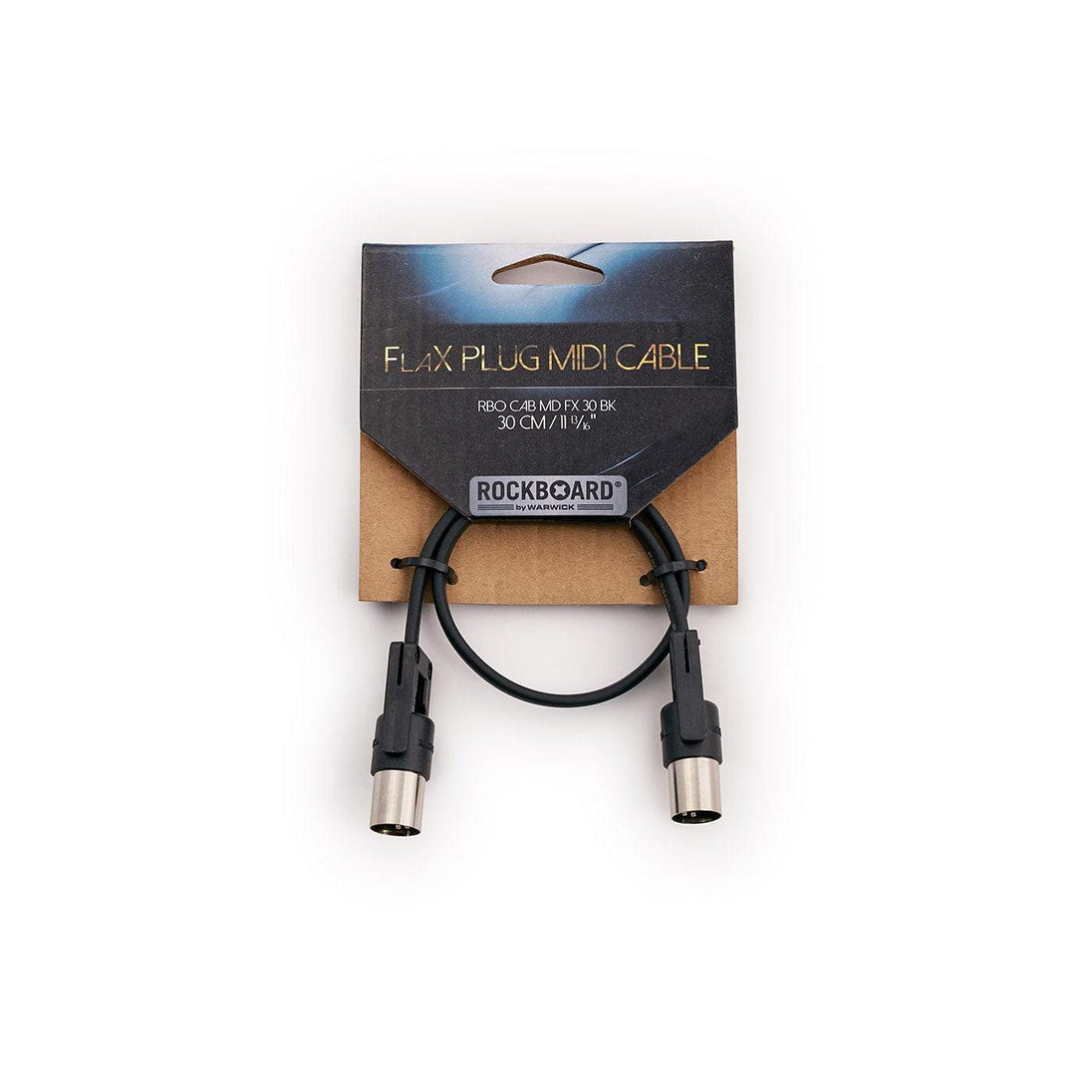 RockBoard Flax Plug MIDI Cable | 30cm/ 11 13/16"