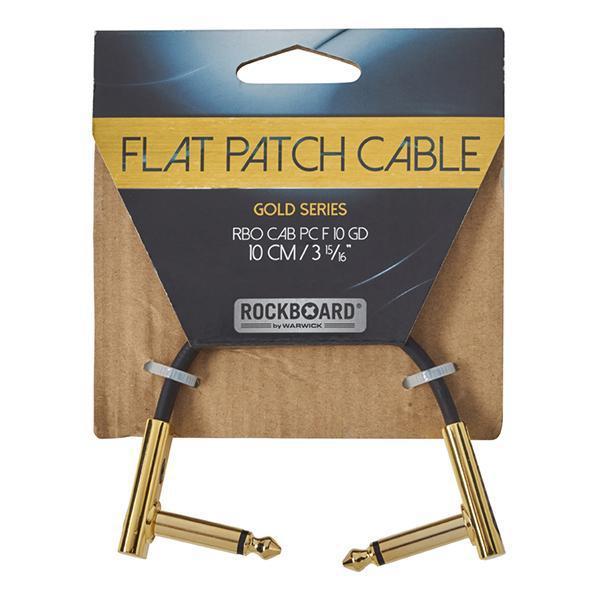 RockGear Gold Series Flat Patch Cabel | 10 cm