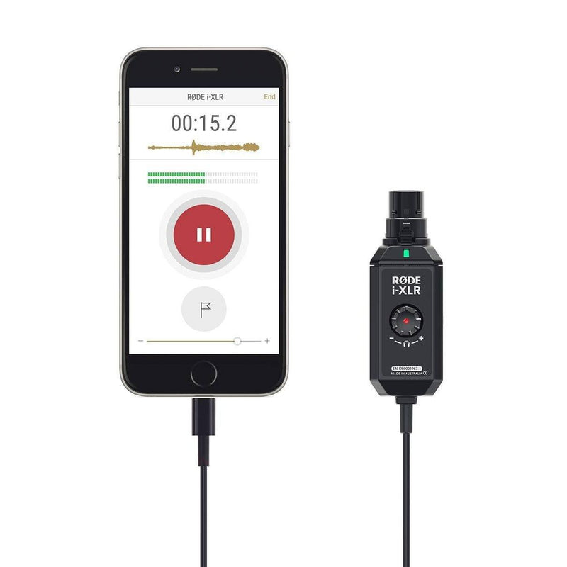 Rode i-XLR XLR to Lighting Interface For IOS Devices